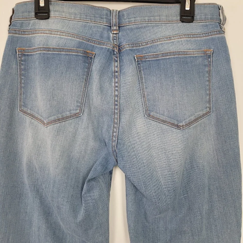 J. Crew Stretch Skinny Ankle Light Wash Jean 30/26 E0736